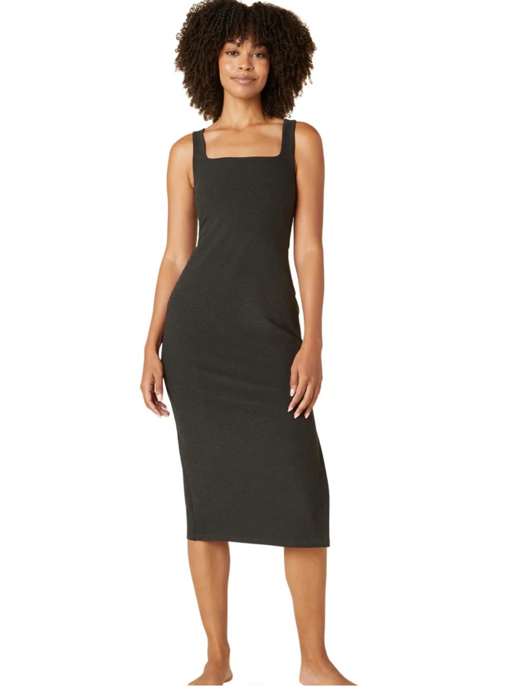 Beyond Yoga Spacedye Icon Midi Dress, Darkest Night, sz Med - Picture 5 of 12